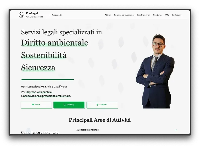 giuliodelprete.it website screenshot