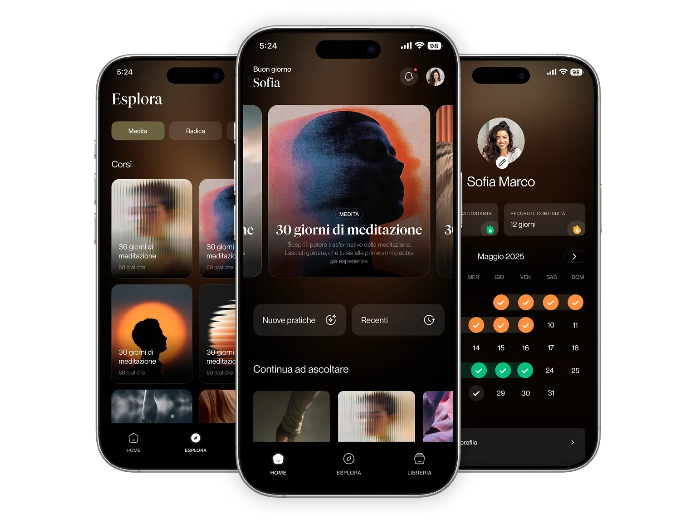 Anapana mindfulness app screenshot