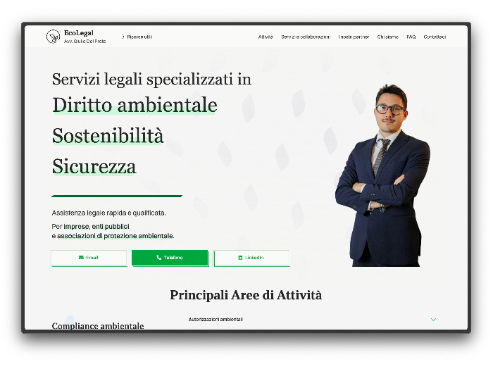 giuliodelprete.it website screenshot