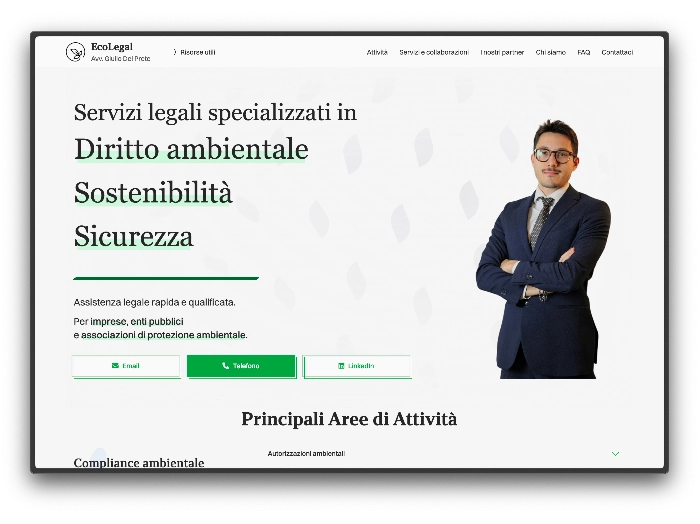 giuliodelprete.it website screenshot